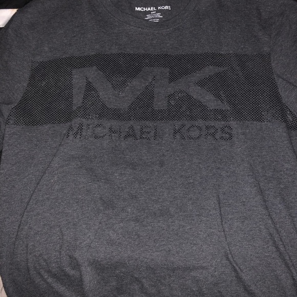 michael kors t shirt mens grey